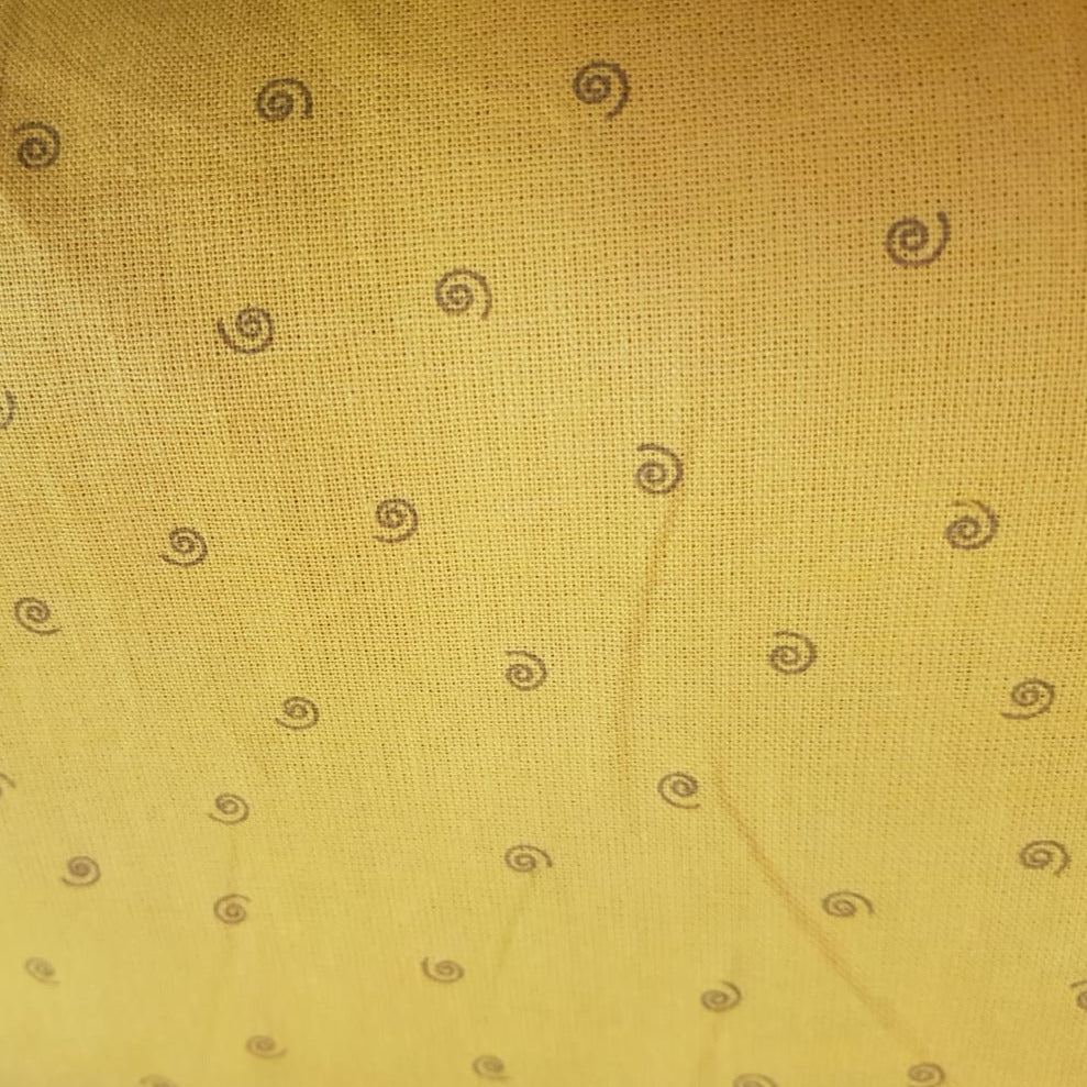 Colorida caracol fondo amarillo