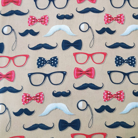 Bigotes, lentes, gentleman