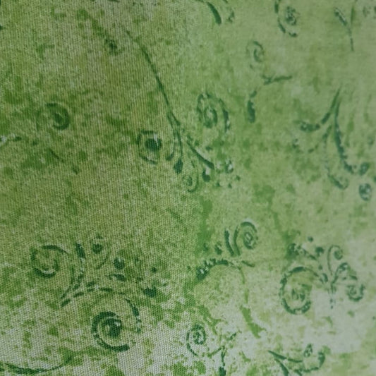 Colorida arabescos verde limon