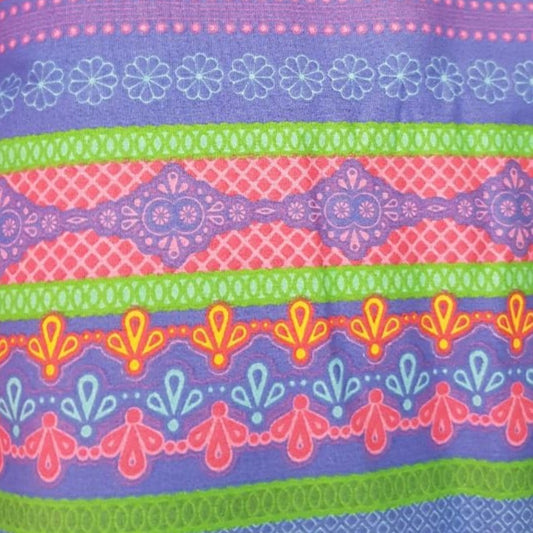 Colorida  rayada multicolor