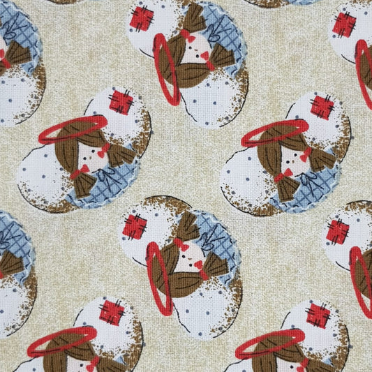 Angelitos fondo beige