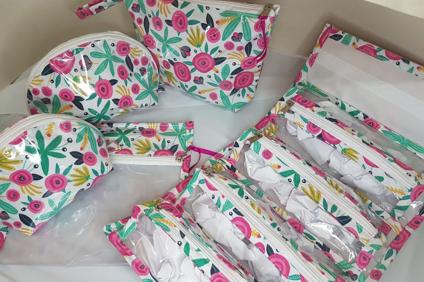 Kit Flores Boho en rosa