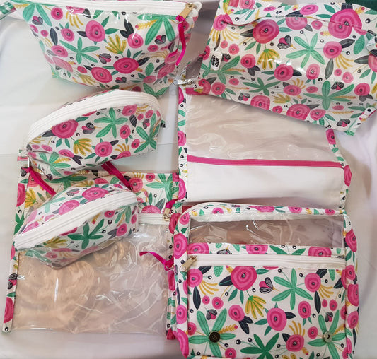 Kit Flores Boho en rosa
