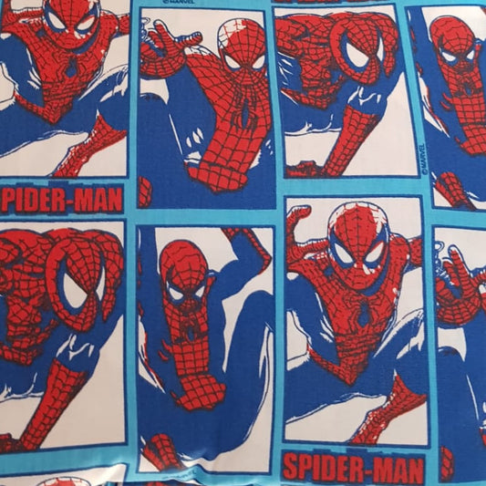 Super Heroe Hombre Araña, azul con rojo