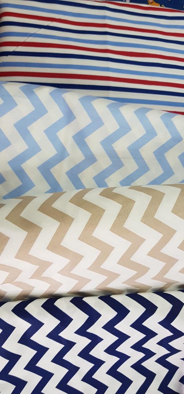 Zigzag, color azul marino