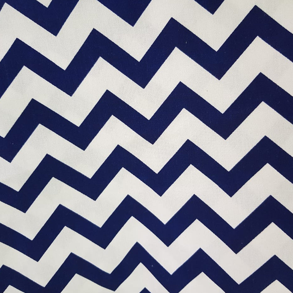 Zigzag, color azul marino