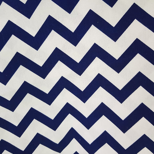 Zigzag, color azul marino